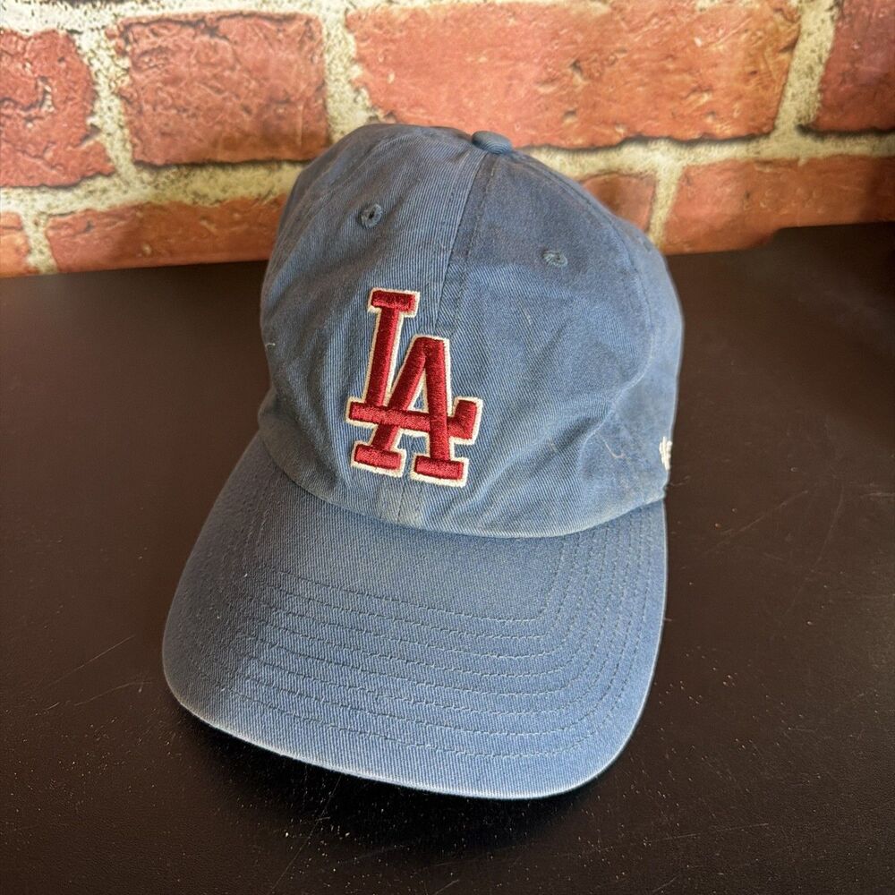 '47 Brand Los Angeles Dodgers Maroon Blue Adjustable Strap Hat